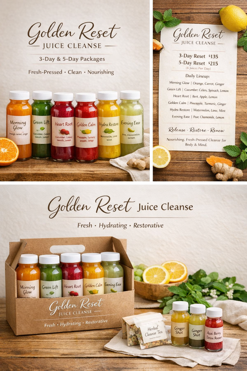 Golden Reset Juice Cleanse