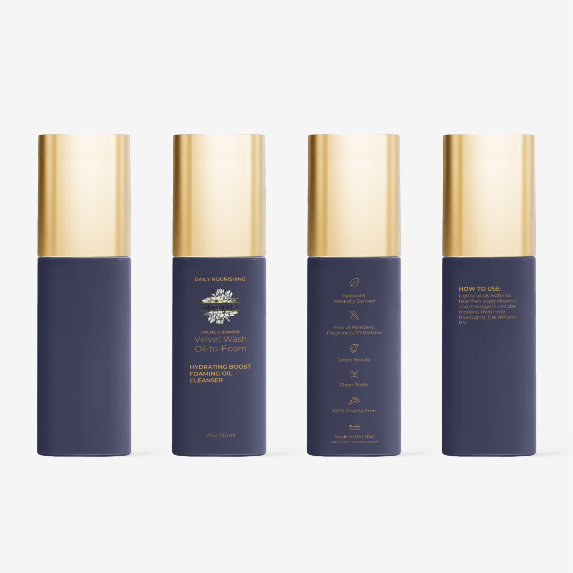 Milky Oil Foaming Cleanser Gold Cap